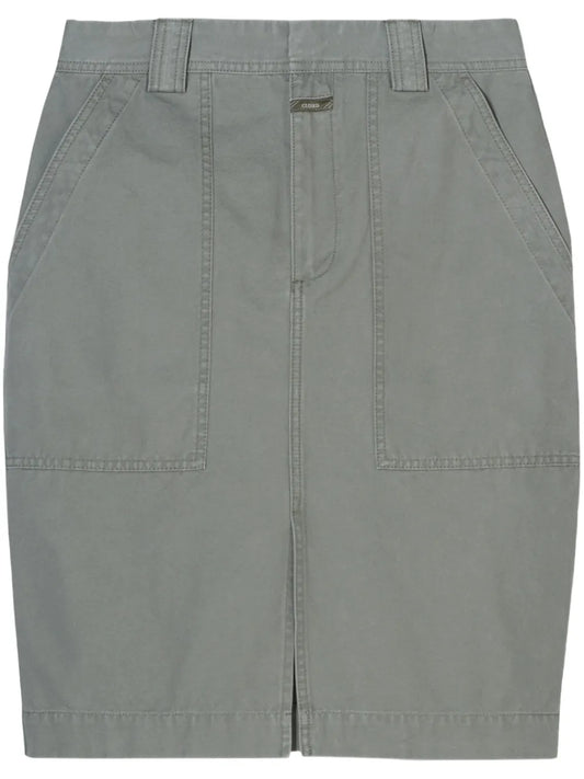Cotton Midi Skirt