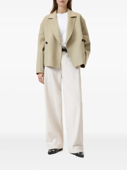 Cropped Double-Breasted Jacket