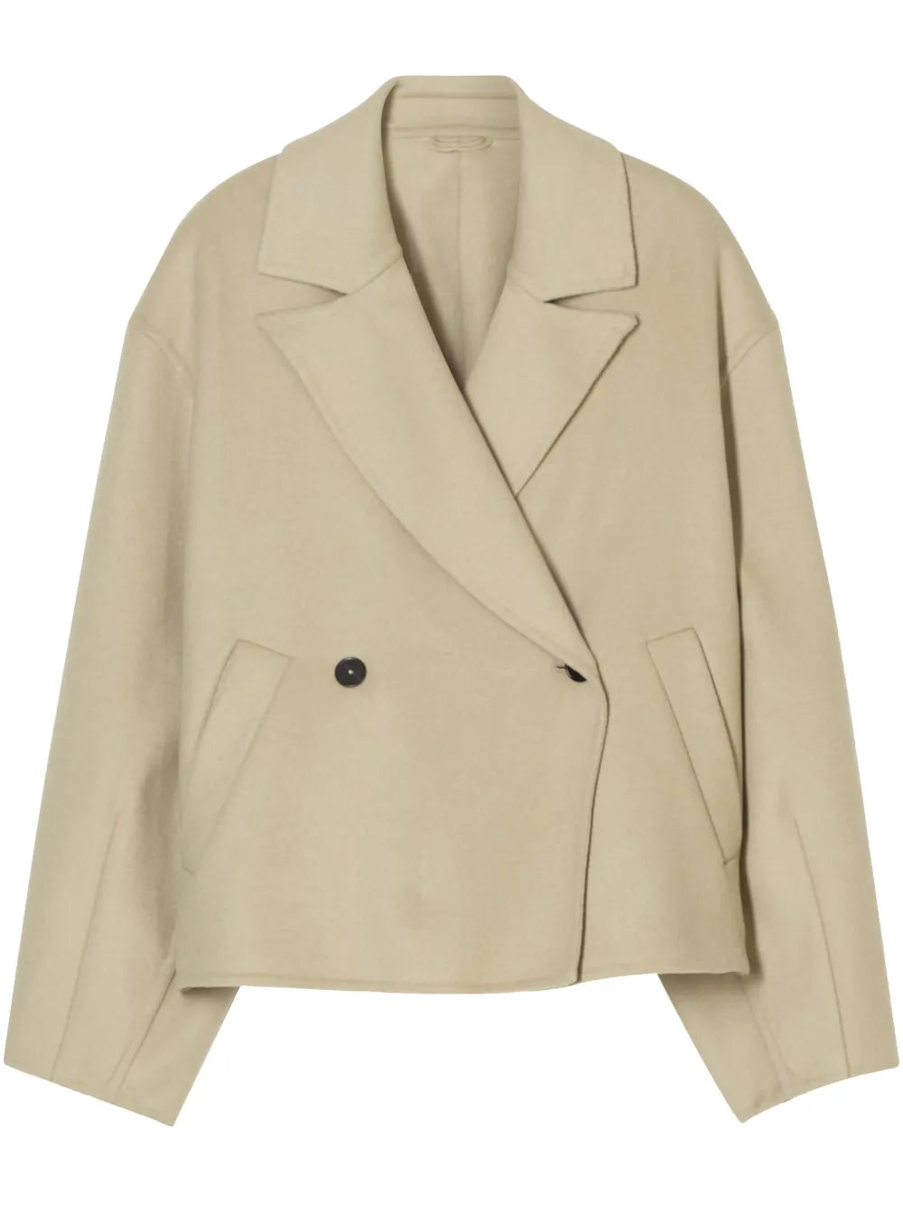 Cropped Double-Breasted Jacket