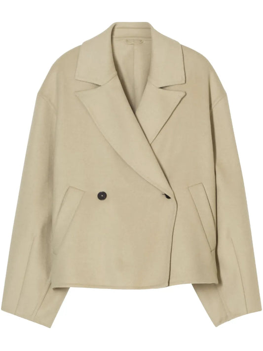 Cropped Double-Breasted Jacket