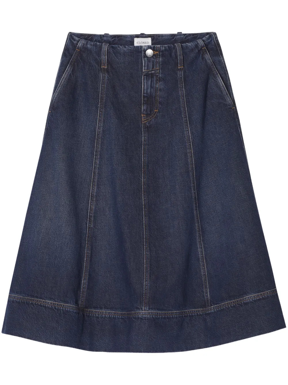 Denim Midi Skirt