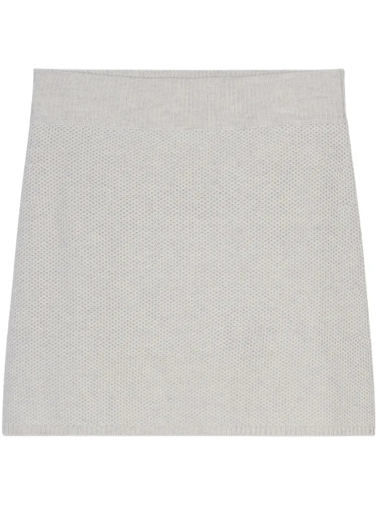 Wool Mini Skirt