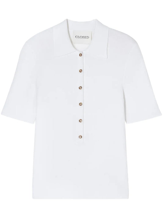 Short-Sleeved Polo Top