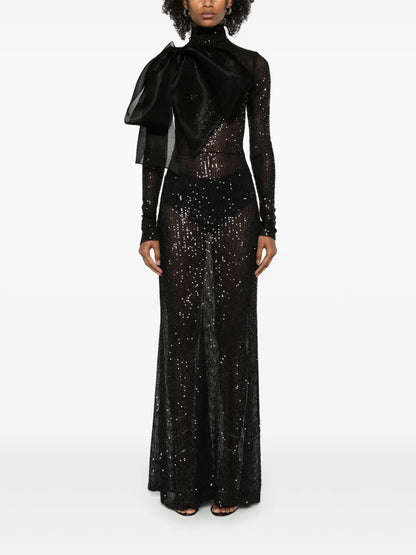Sequinned Maxi Dress