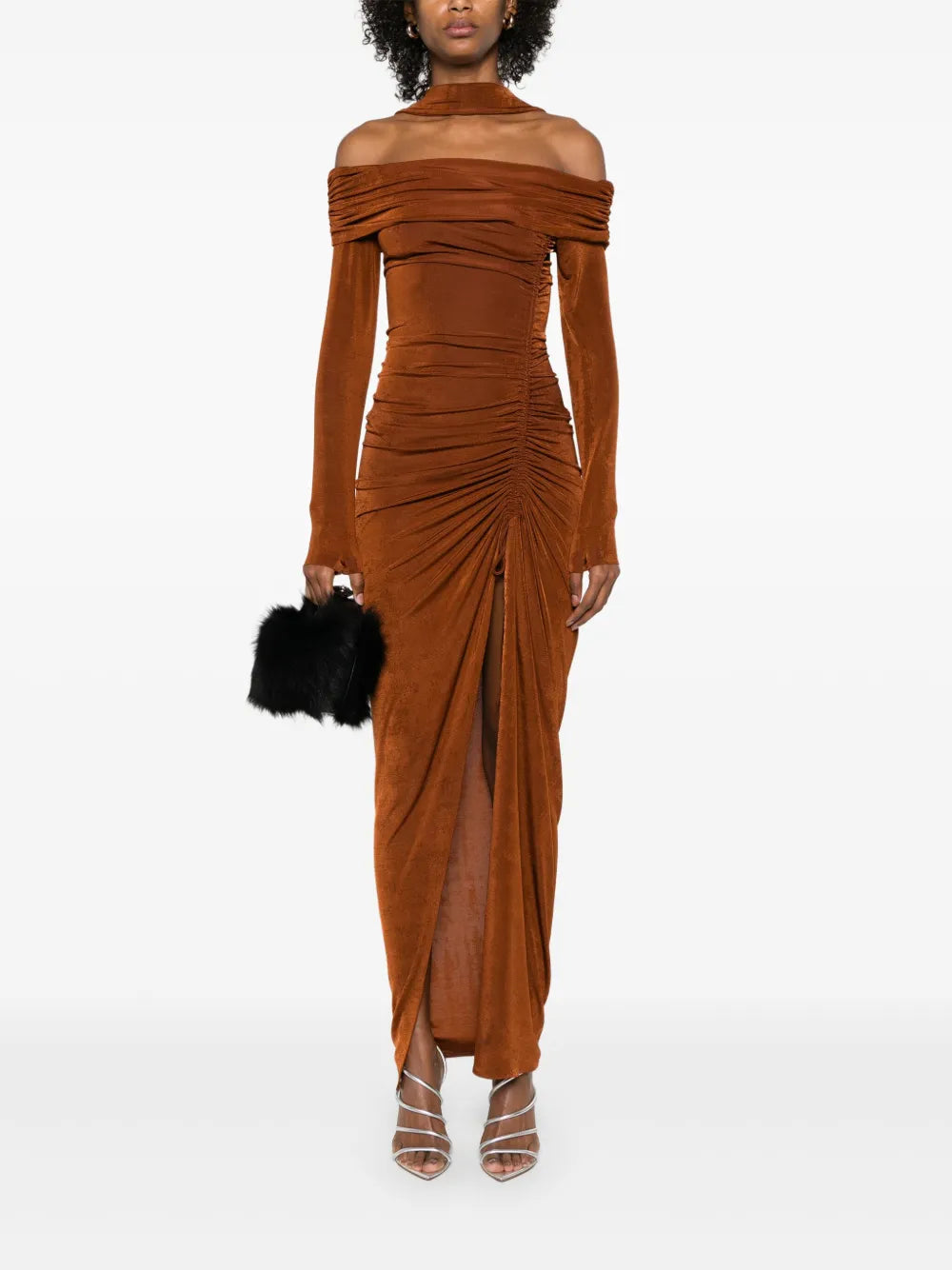 Off-Shoulder Maxi Dress