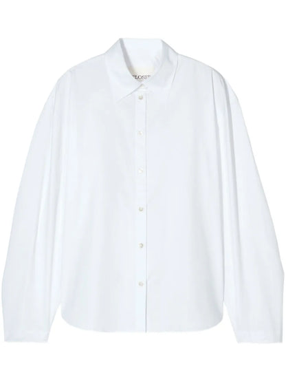 Pleated-Sleeve Shirt