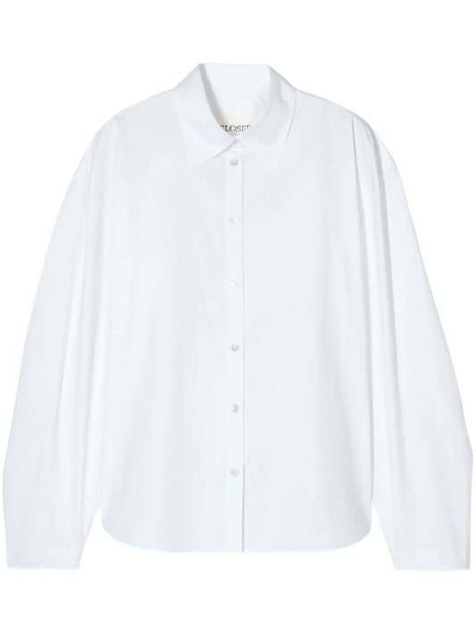 Pleated-Sleeve Shirt