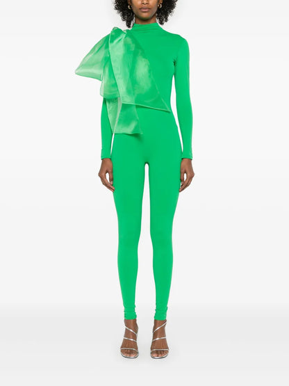 Organza-Bow Jumpsuit