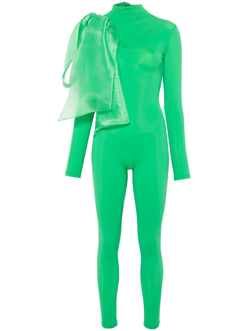 Organza-Bow Jumpsuit