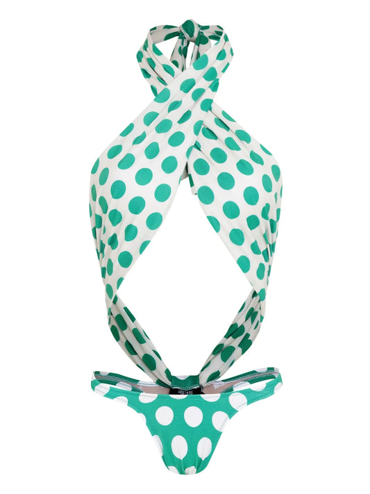 Polka-Dot Swimsuit