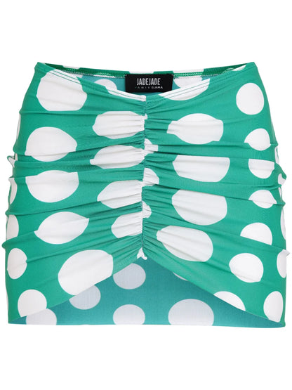 Polka-Dot Mini Skirt