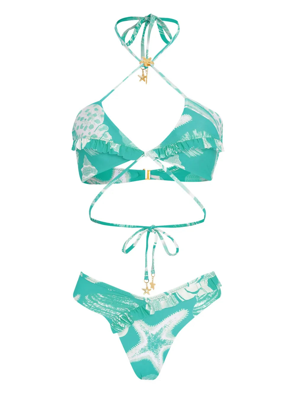 Starfish-Print Bikini