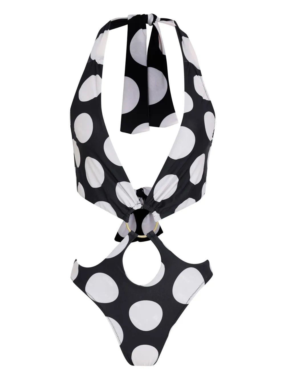 Polka Dot-Print Swimsuit