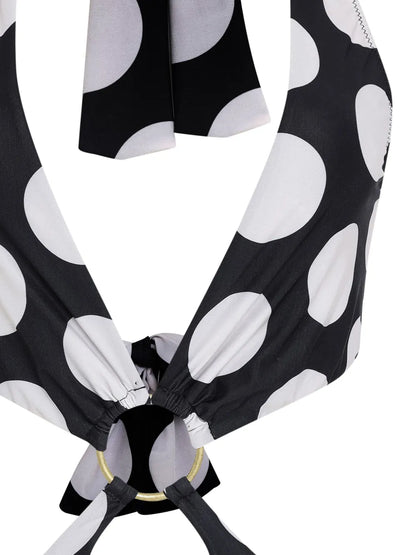 Polka Dot-Print Swimsuit