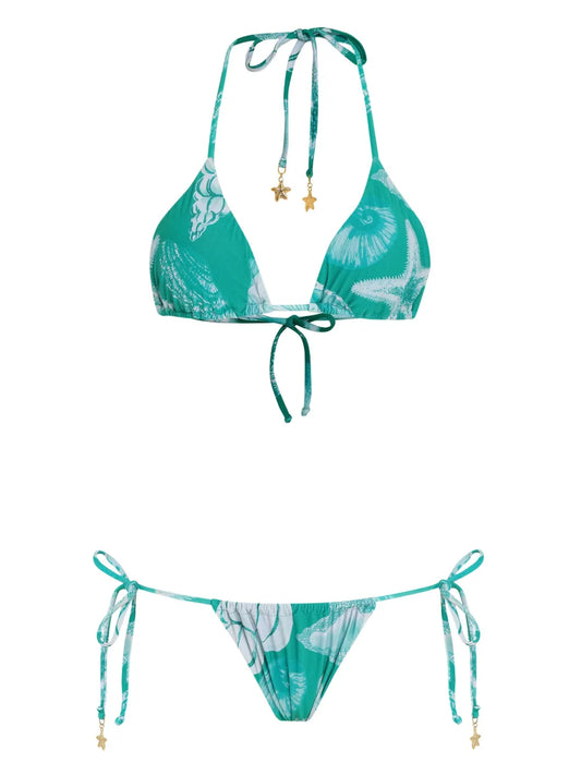 Starfish-Print Bikini