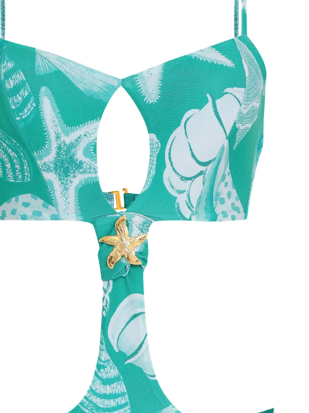 Shell-Print Swimsuit