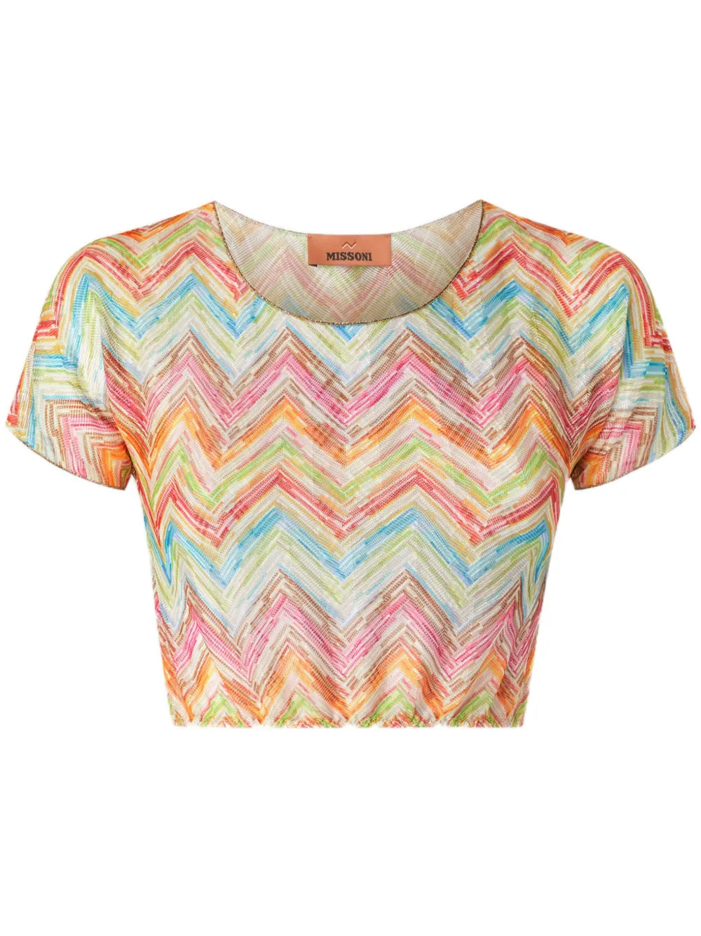 Zigzag-Knit Top
