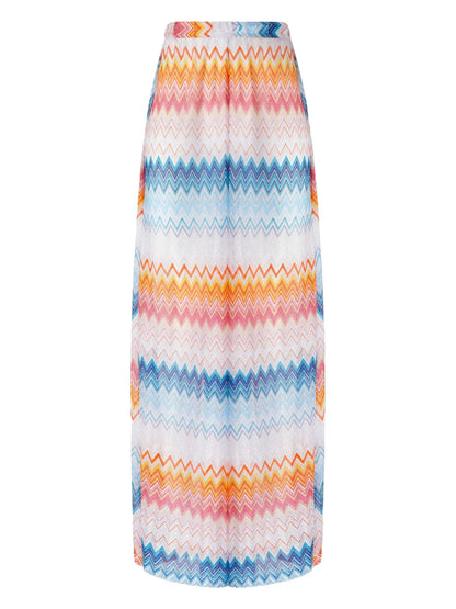 Zigzag Lamé Trousers