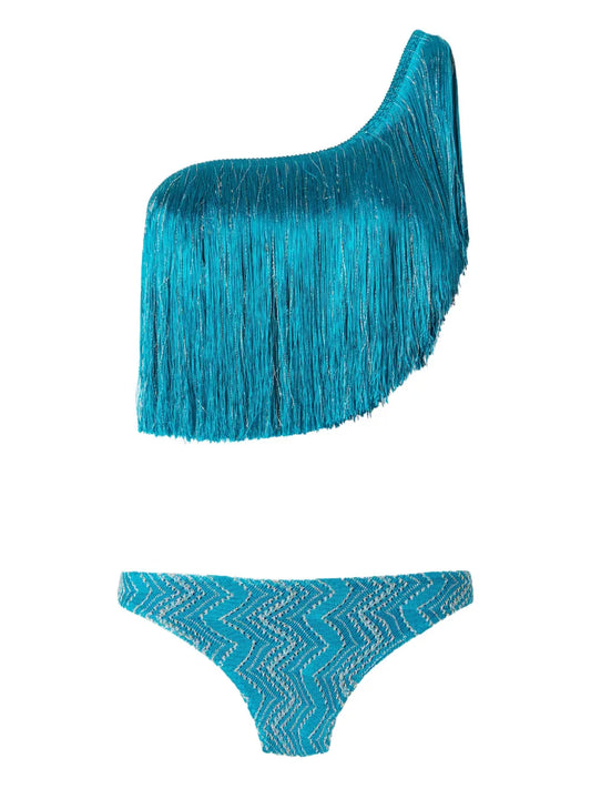 Fringe-Detailing Bikini
