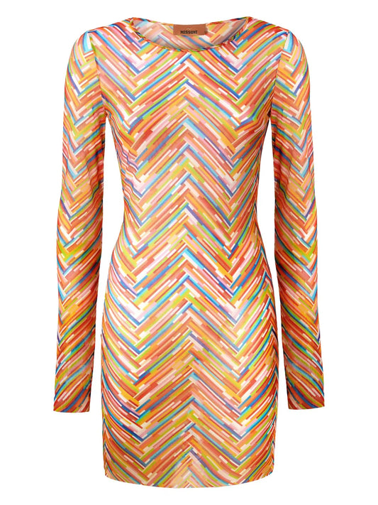 Printed Mini Dress