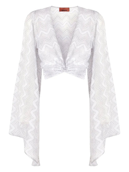 Zigzag-Woven Cover-Up