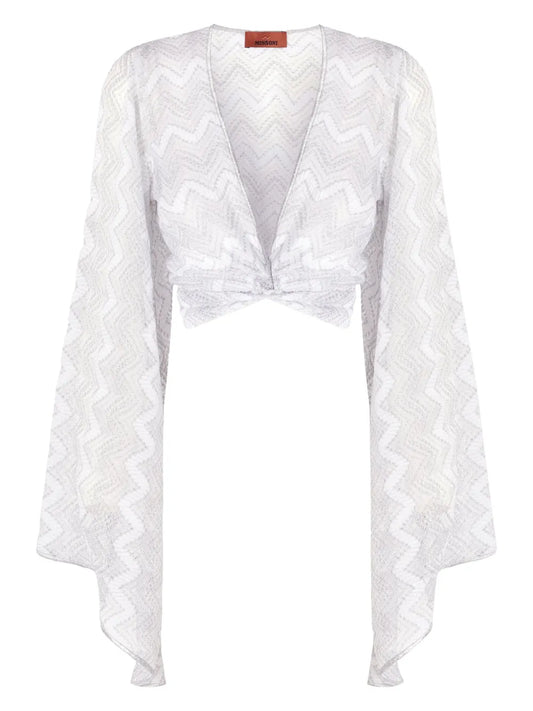 Zigzag-Woven Cover-Up