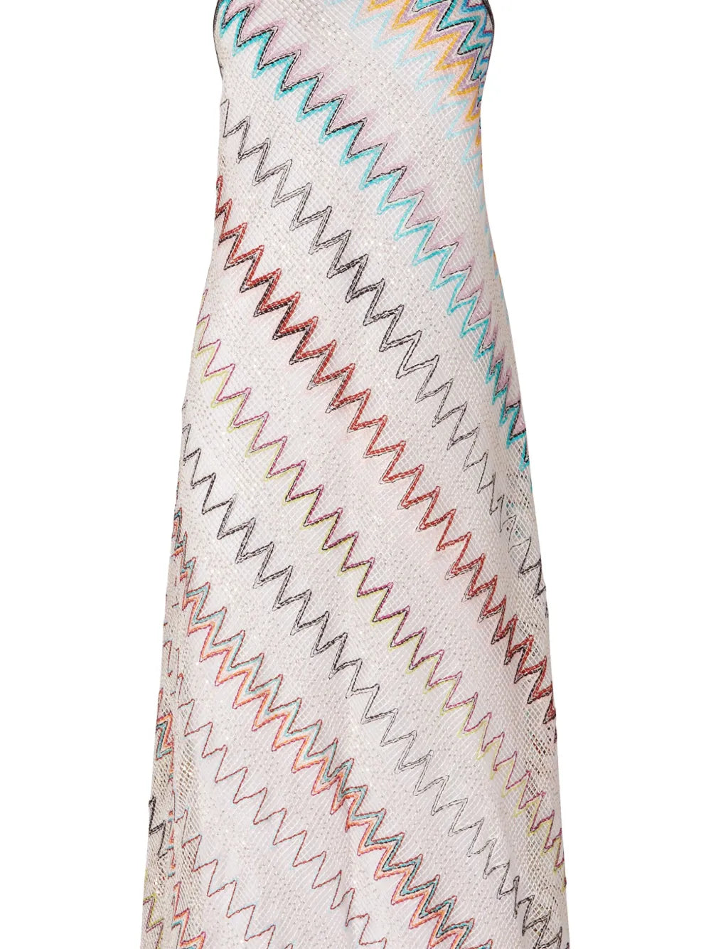 Zigzag-Woven Maxi Dress