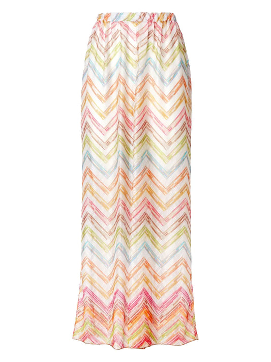 Zigzag Palazzo Pants