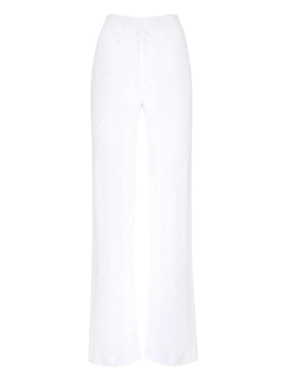 Zigzag-Pattern Trousers