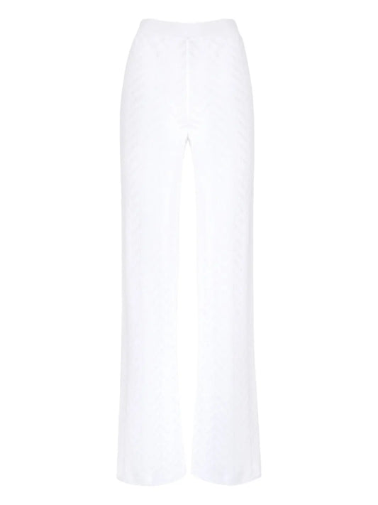 Zigzag-Pattern Trousers