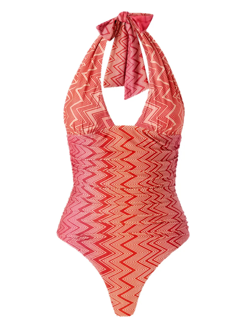 Zigzag-Print Swimsuit