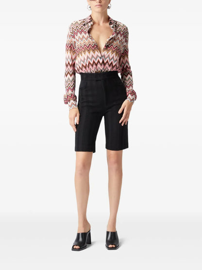 Zigzag-Woven Shirt