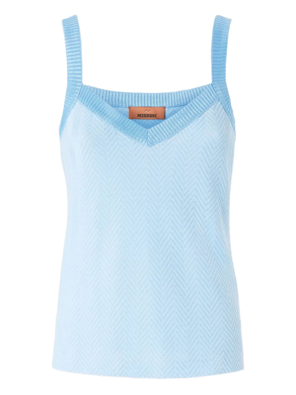 Zigzag-Woven Tank Top