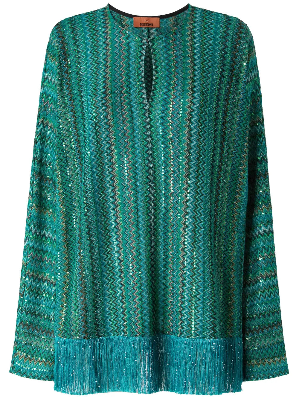 Zigzag-Print Blouse