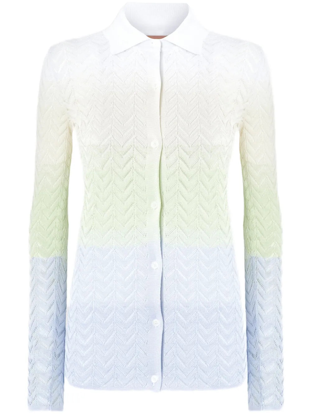 Gradient-Effect Cardigan