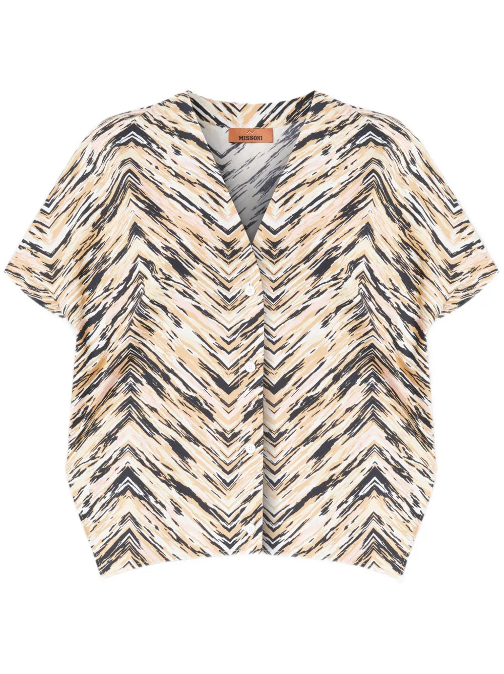 Zigzag-Print Shirt