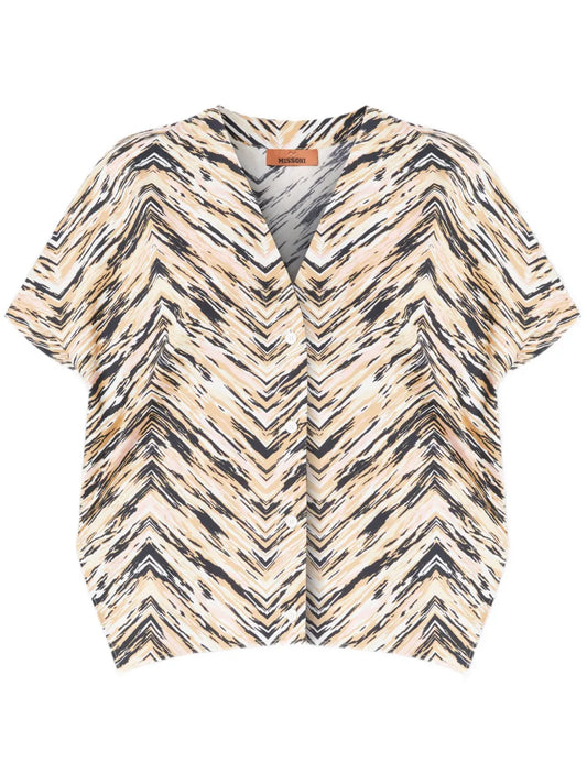 Zigzag-Print Shirt