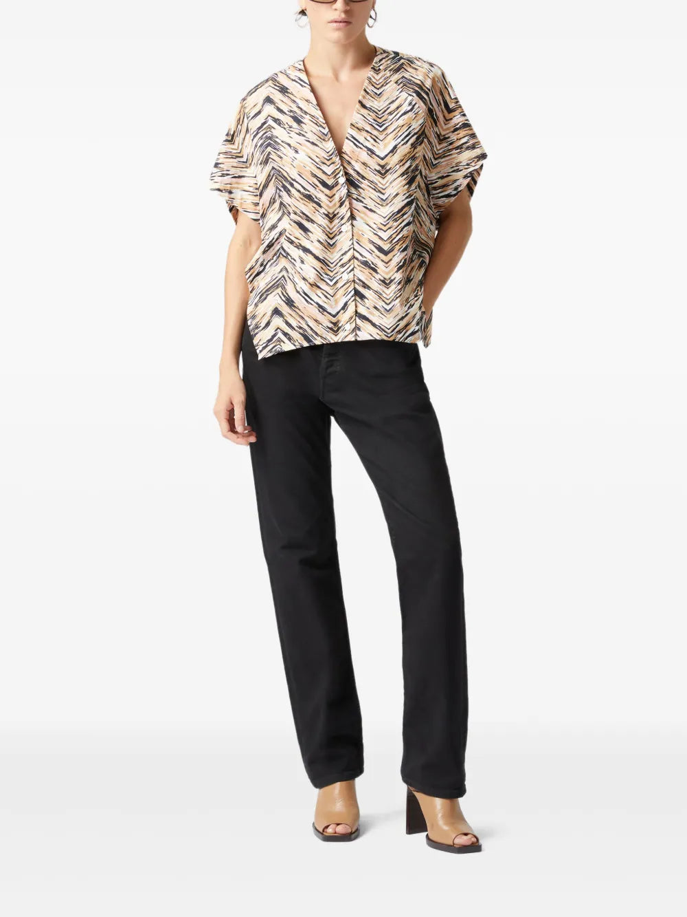 Zigzag-Print Shirt