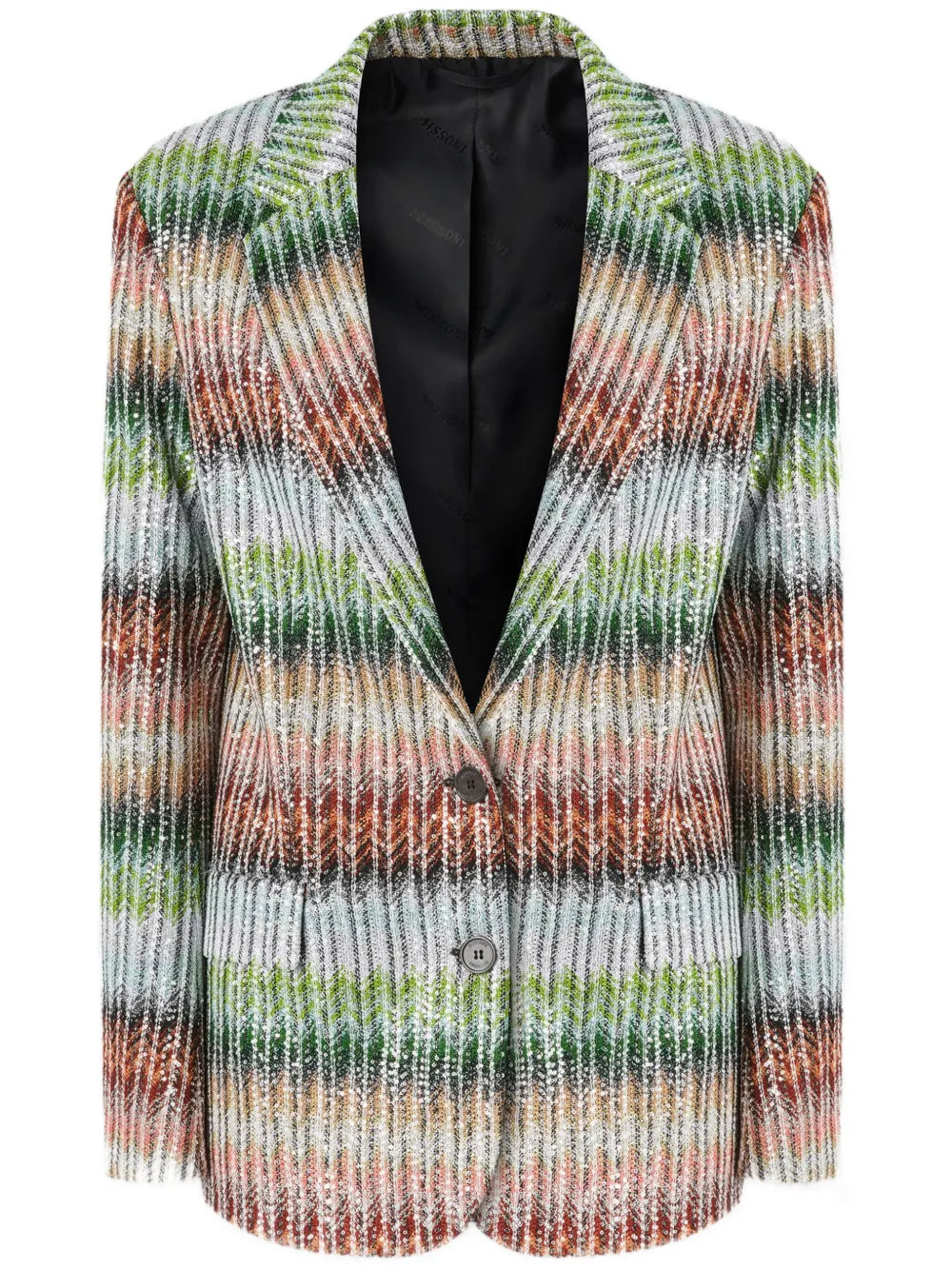 Zigzag-Woven Blazer