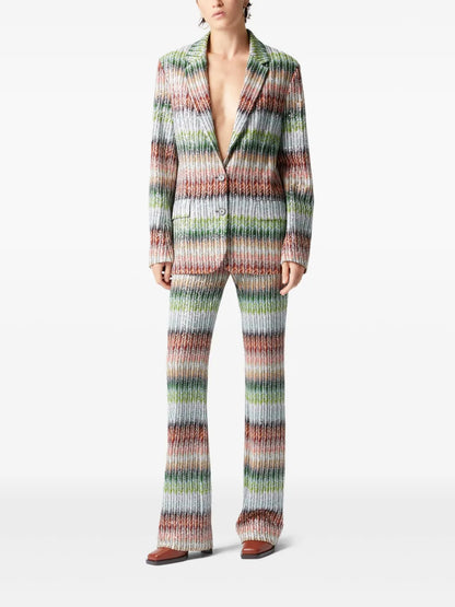 Zigzag-Woven Blazer