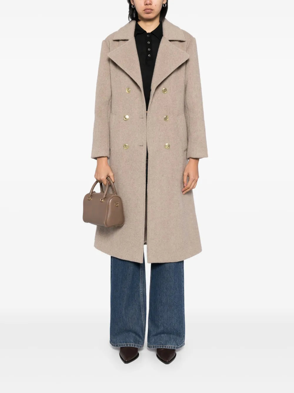 Fuzzy Trench Coat