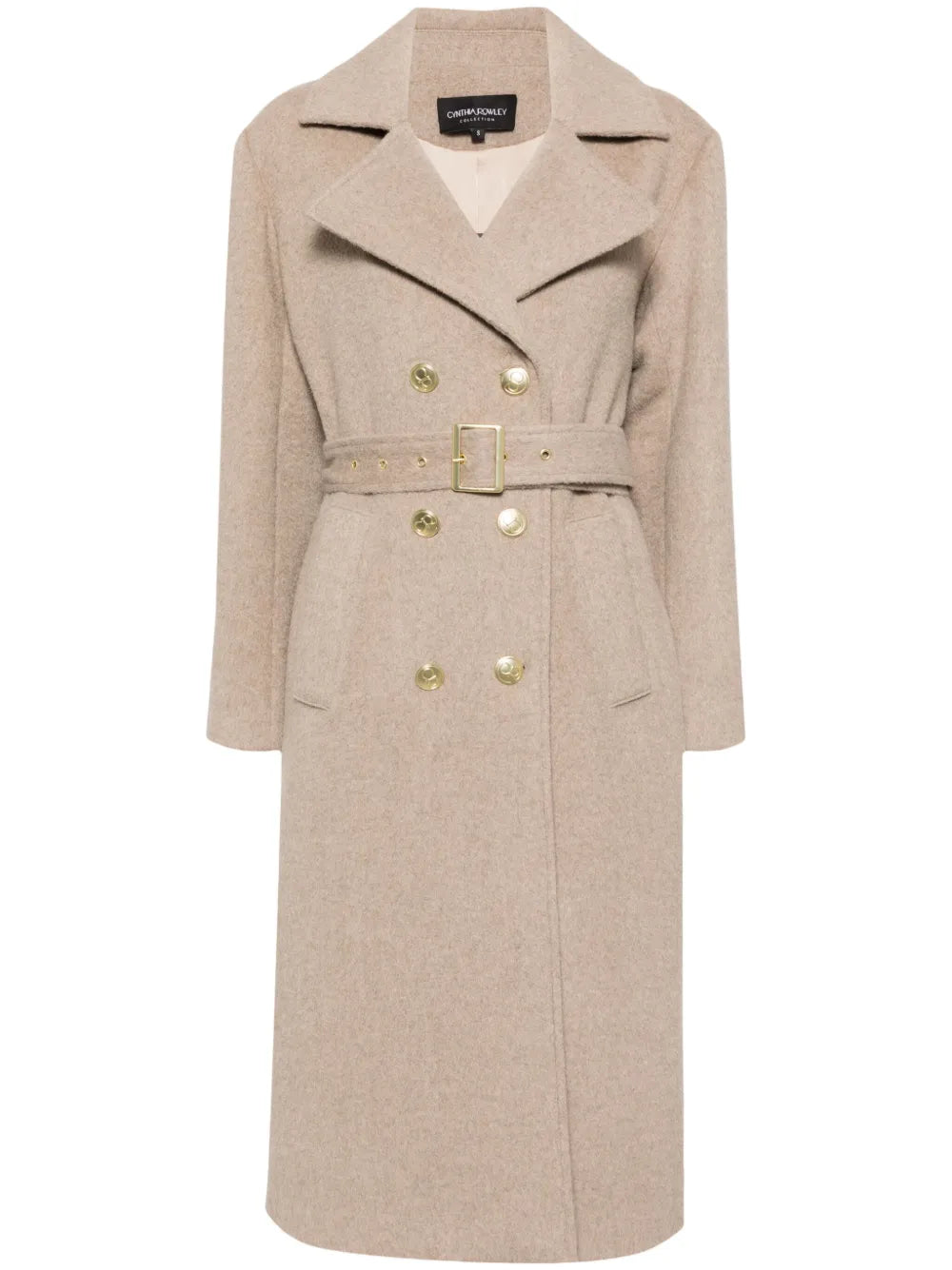 Fuzzy Trench Coat