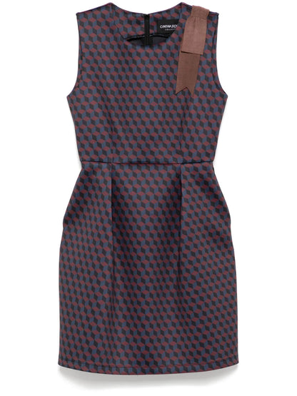 Shoulder Bow Boned Dress