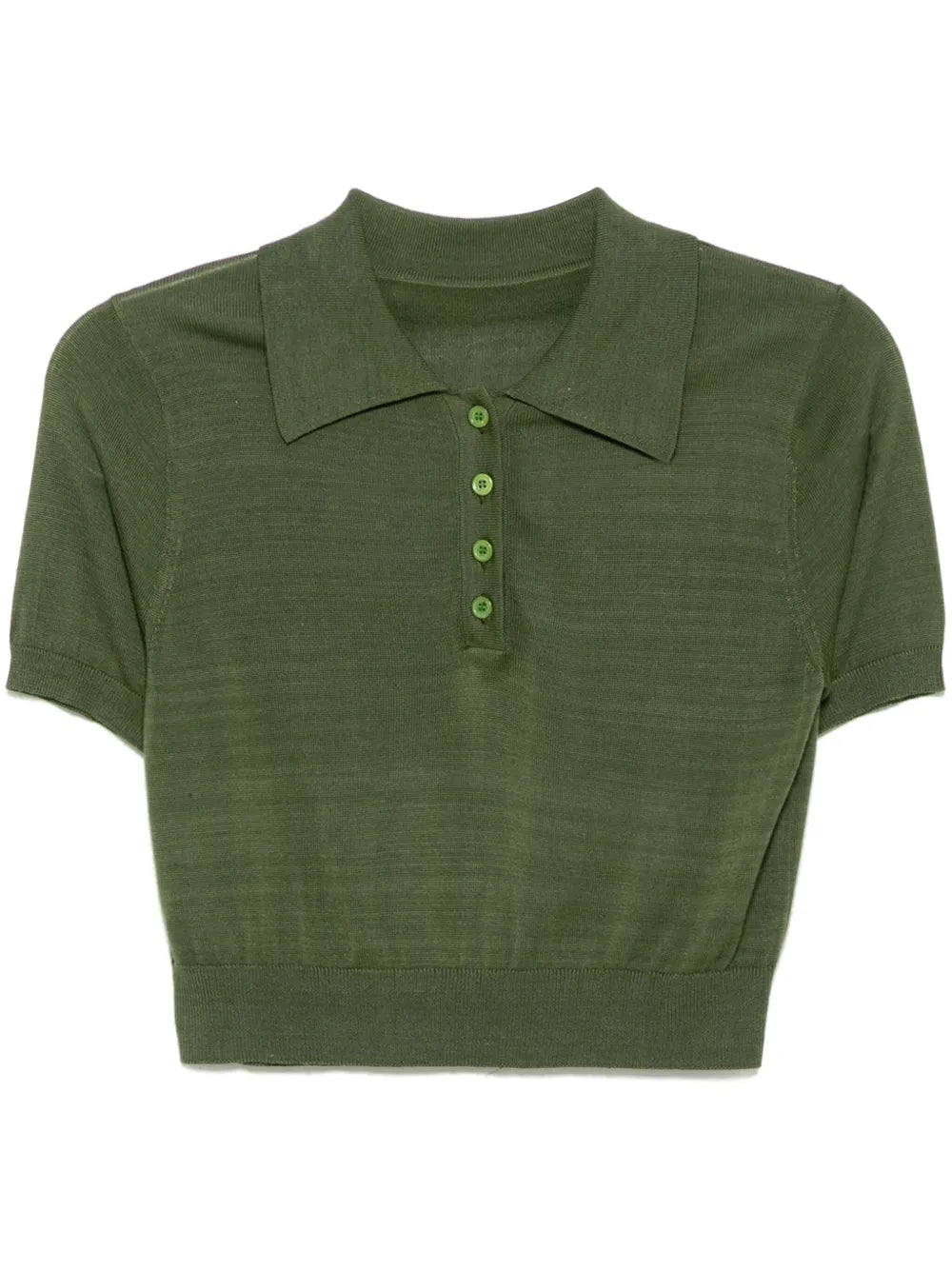 Knitted Polo Top