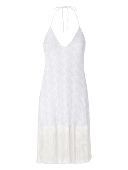 Fringed Midi Dress