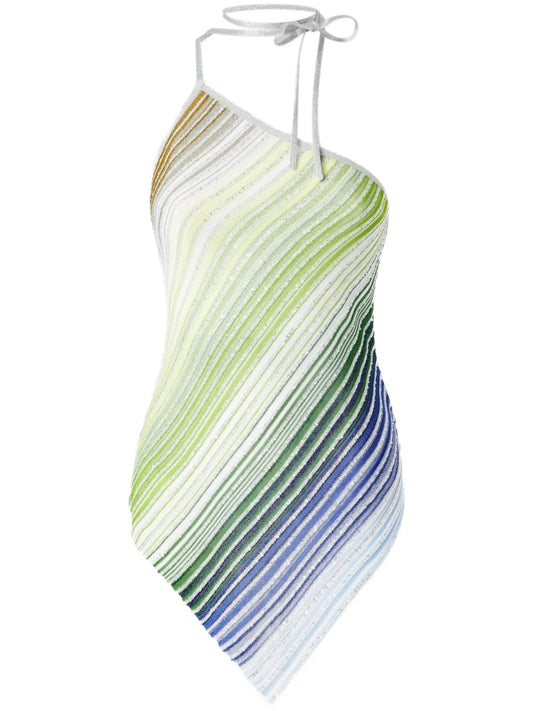 Striped Halterneck Top