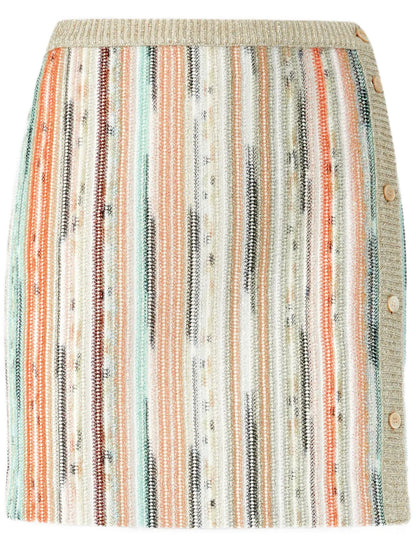 Striped Mini Skirt