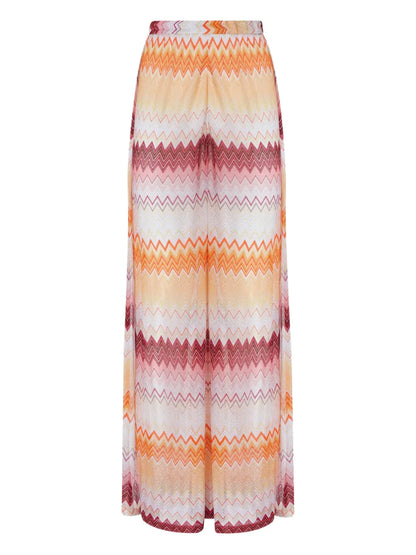 Zigzag-Pattern Trousers