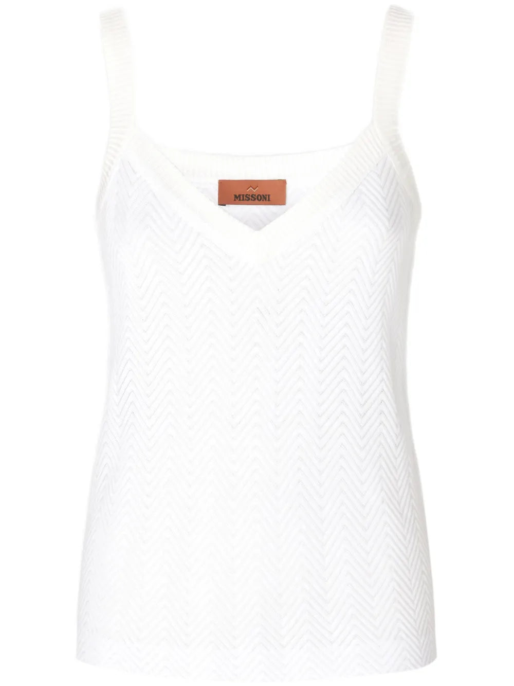 Zigzag-Woven Tank Top