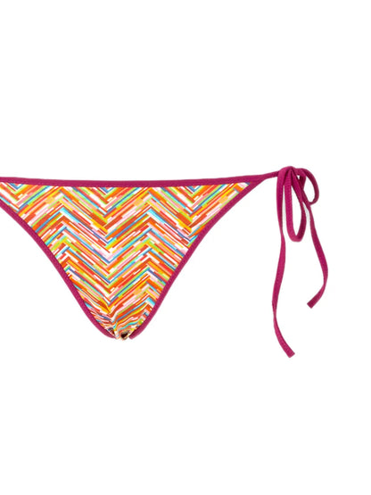 Zigzag-Print Bikini Set